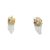 Crystal Quartz Stud Earrings