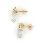 Crystal Quartz Stud Earrings