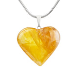 Golden Healer Heart Pendant