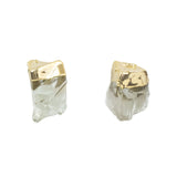 Green Amethyst Stud Earrings