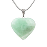 Green Quartz Heart Pendant