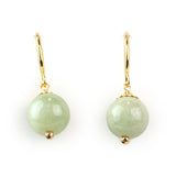 Jade Lucky Ball Earrings