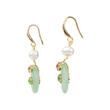 Jade Lucky Charm Earrings