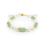 Jade Pearl Bracelet