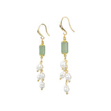 Jade Pearl Earrings