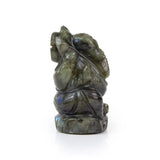 Labradorite Ganesha Statue