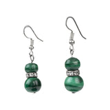 Malachite Earrings