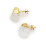 Moonstone Stud Earrings