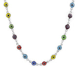 Multicolor Evil Eye Necklace