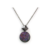 Druzy Round Necklace