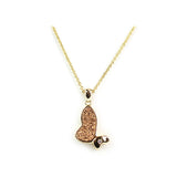 Butterfly Druzy Necklace