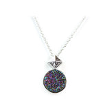 Druzy Round Necklace