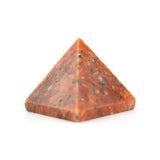 Orange Calcite Pyramid