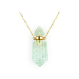 Green Quartz Perfume Bottle Pendant