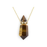 Tiger Eye Perfume Bottle Pendant