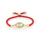 Rainbow Evil Eye Bracelet