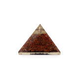 Red Jasper Resin Pyramid