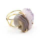 Amethyst Heart Ring