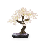 Rose Quartz Bonsai Tree