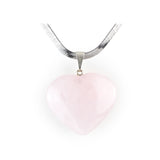 Rose Quartz Heart Pendant