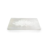 Selenite Lotus Plate