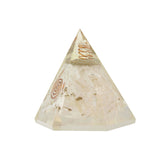 Selenite Resin Pyramid