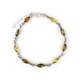 Sterling Silver Amber Bracelet