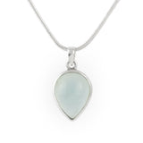 Sterling Silver Aquamarine Pendant