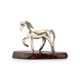 Sterling Silver Horse on Amber