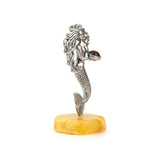 Sterling Silver Mermaid on Amber