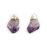 Amethyst Stud Earrings