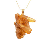 Tangerine Quartz Pendant