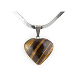 Tiger Eye Heart Pendant