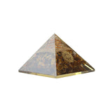 Tiger Eye Resin Pyramid