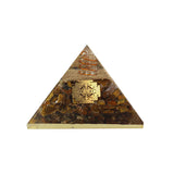 Tiger Eye Resin Pyramid