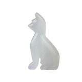 White Calcite Cat