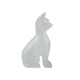 White Calcite Cat