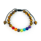 7 Chakra Beads Tiger Eye Bracelet