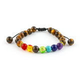 7 Chakra Beads Tiger Eye Bracelet