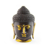 Buddha Head Metal Statue