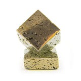 Pyrite Cube on Pyrite Stand