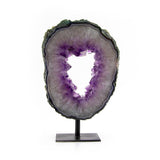 Amethyst Ring on Metal Stand
