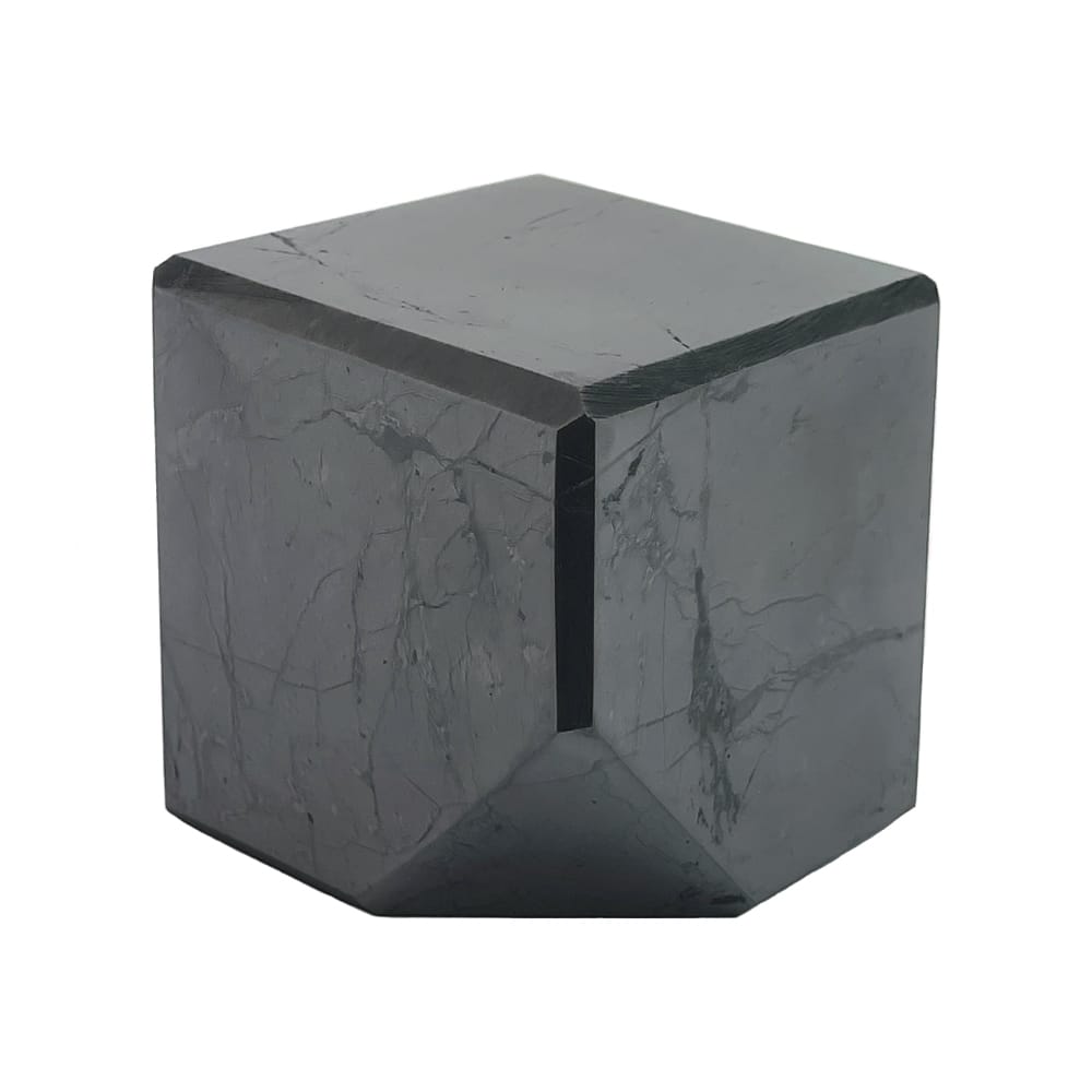 Shop Laterra Gems Shungite Polished Cube With a Beveled Corner