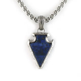 Lapis Lazuli Stainless Steel Necklace
