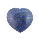 Blue Quartz Heart Stone