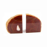 Agate Bookend - Brown w/Gold