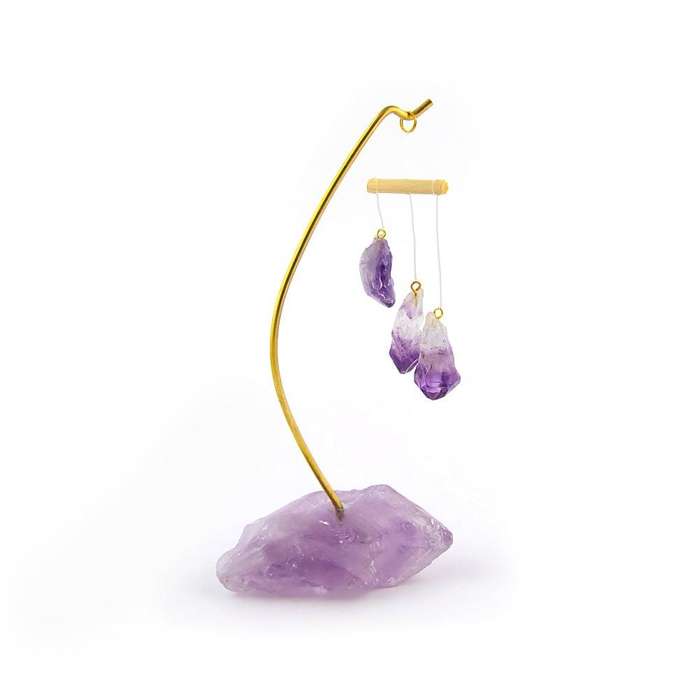 Amethyst Wind Chime Desk Stand