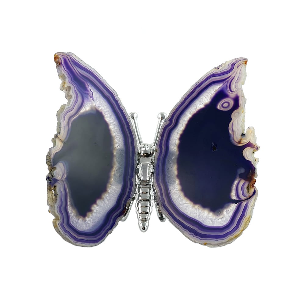 Agate Purple Butterfly