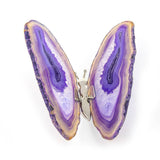 Agate Purple Butterfly