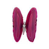 Shop Laterra Gems Agate Pink Butterfly